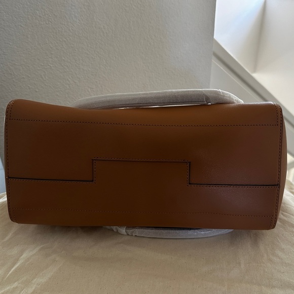 *NWT* TORY BURCH | Parker Large Tote | Cardamom/Royal Navy - Picture 10 of 14